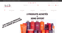 Desktop Screenshot of esthetique-coiffure-ongle.com