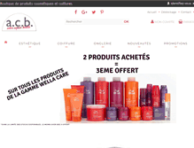 Tablet Screenshot of esthetique-coiffure-ongle.com